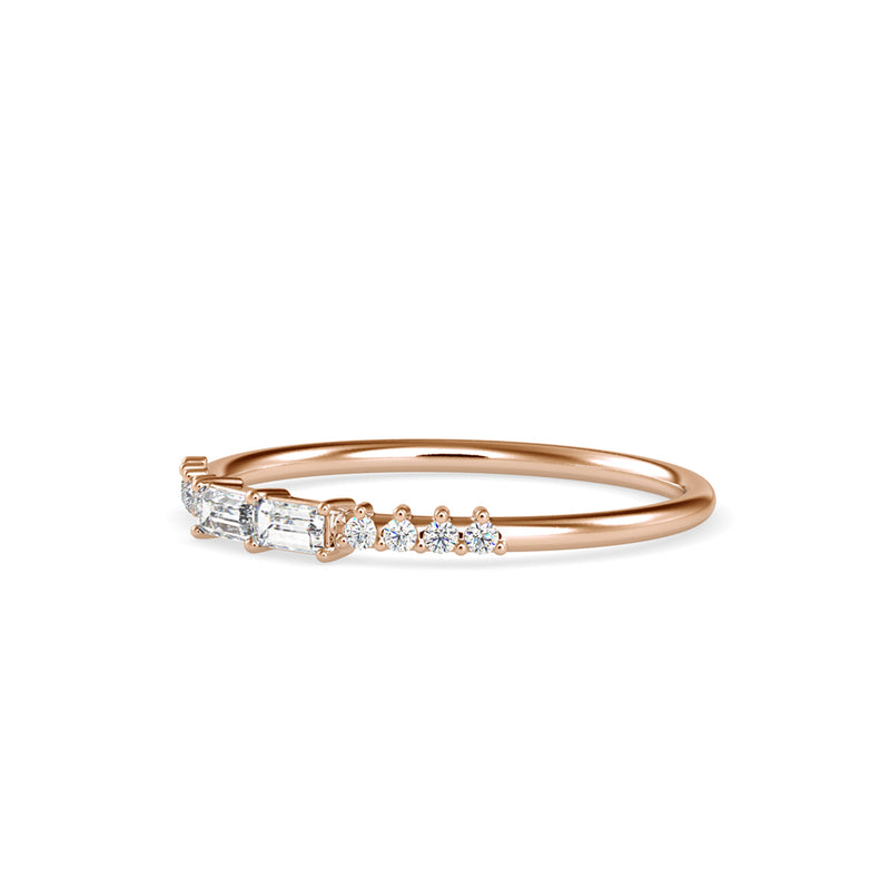 Caccuza Stone Diamond Ring Rose gold