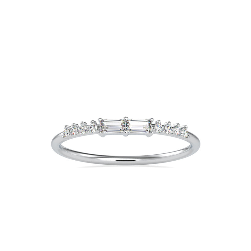 Caccuza Stone Diamond Ring White gold