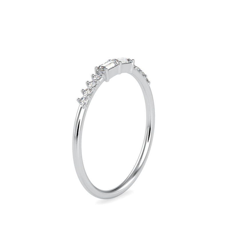 Caccuza Stone Diamond Ring White gold