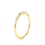 Caccuza Stone Diamond Ring Yellow gold