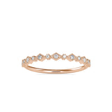 Trixy Round Diamond Ring Rose gold