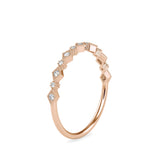 Trixy Round Diamond Ring Rose gold