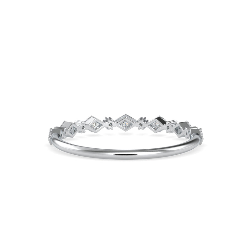 Trixy Round Diamond Ring White gold