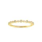 Trixy Round Diamond Ring Yellow gold