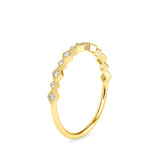 Trixy Round Diamond Ring Yellow gold