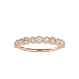 Maziken Delicate Diamond Ring Rose gold