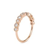 Maziken Delicate Diamond Ring Rose gold