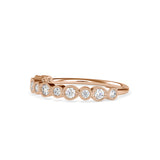 Maziken Delicate Diamond Ring Rose gold