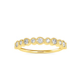 Maziken Delicate Diamond Ring Yellow gold