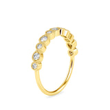 Maziken Delicate Diamond Ring Yellow gold