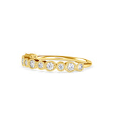 Maziken Delicate Diamond Ring Yellow gold