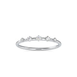 Cersei Stone Diamond Ring White gold