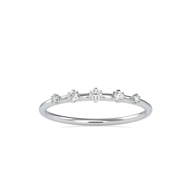 Cersei Stone Diamond Ring White gold