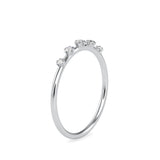 Cersei Stone Diamond Ring White gold