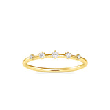 Cersei Stone Diamond Ring Yellow gold