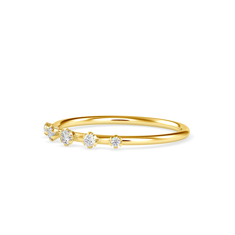 Cersei Stone Diamond Ring Yellow gold