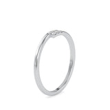 Sansa Round Stone Diamond Ring White gold