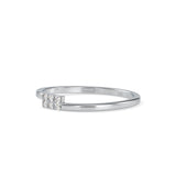 Sansa Round Stone Diamond Ring White gold