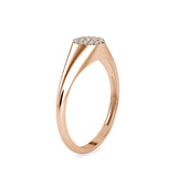 Gendry Diamond Stone Ring Rose gold