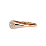 Gendry Diamond Stone Ring Rose gold