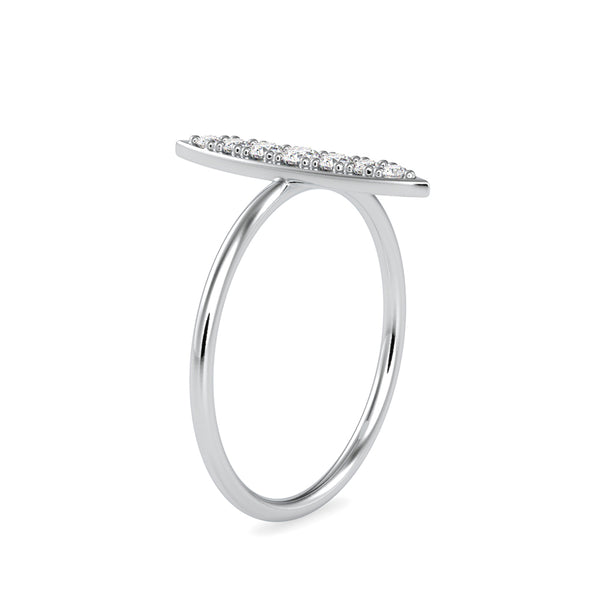 Agatha Round Cut Diamond Ring White gold