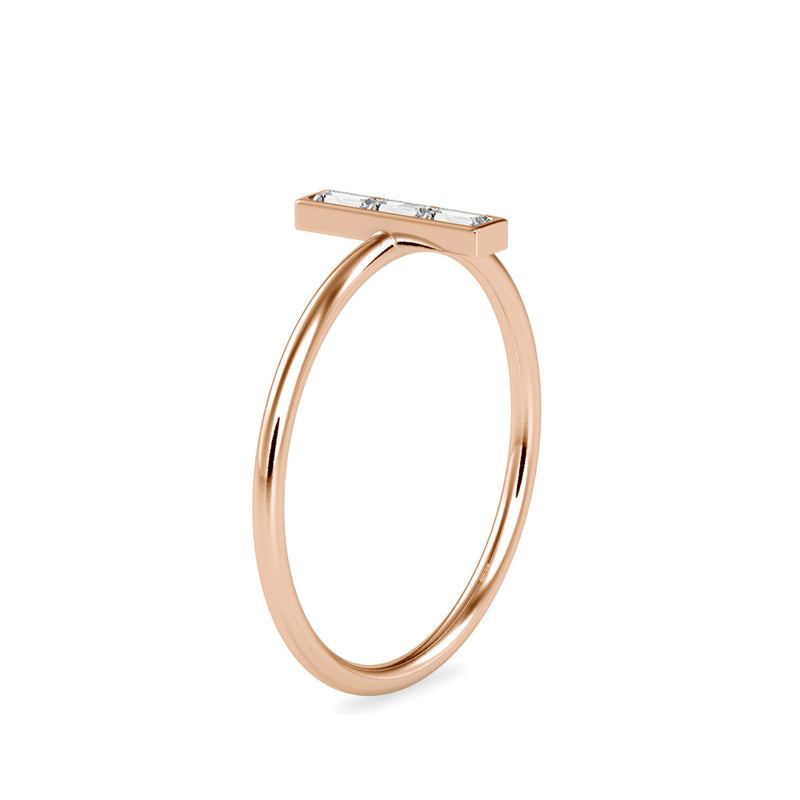 Celia Stone Delicate Ring Rose gold