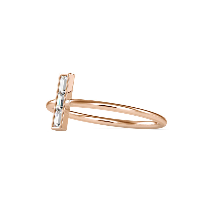 Celia Stone Delicate Ring Rose gold