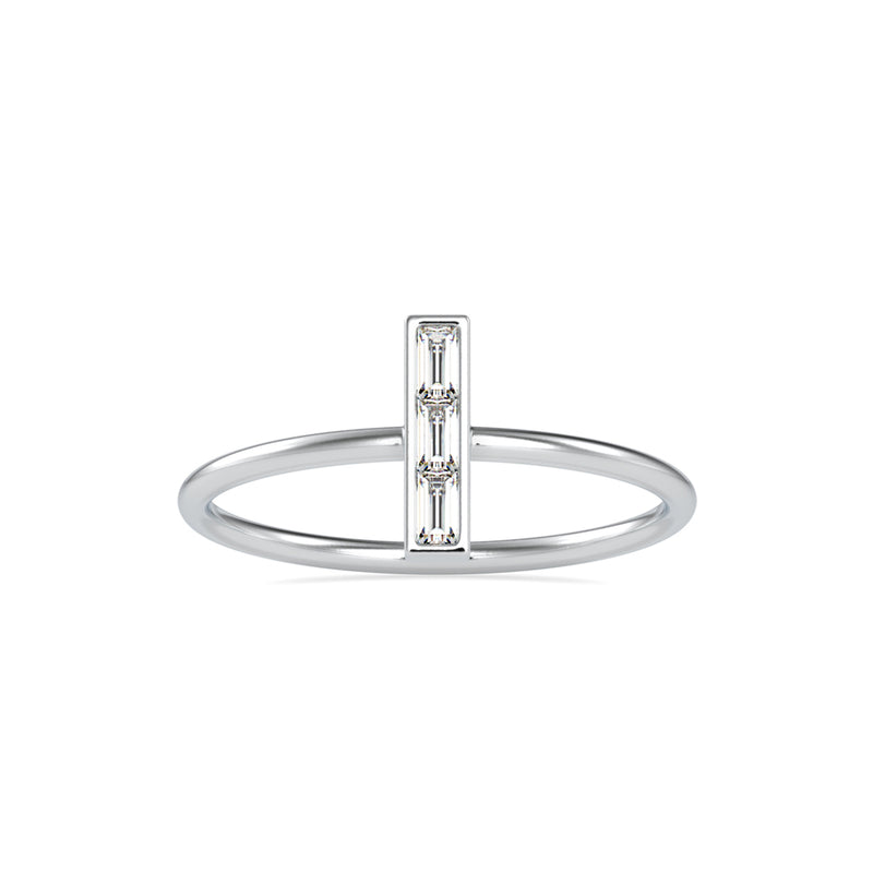 Celia Stone Delicate Ring White gold