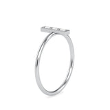 Celia Stone Delicate Ring White gold