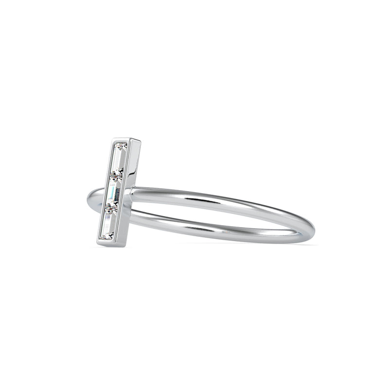 Celia Stone Delicate Ring White gold