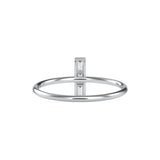 Celia Stone Delicate Ring Platinum