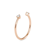 Preistly Stone Diamond Ring Rose gold