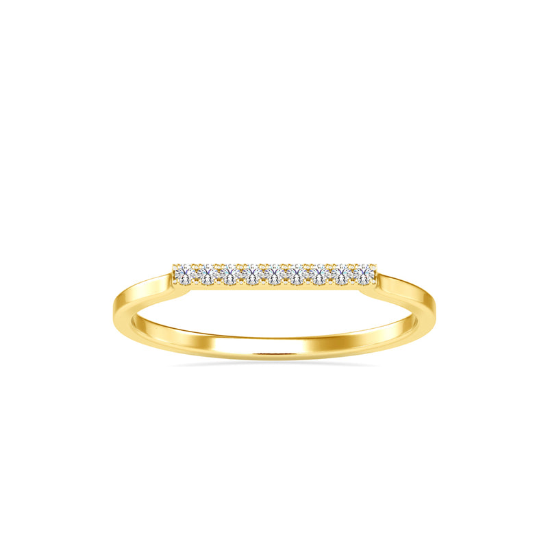 Delicate Ceocia Diamond Ring Yellow gold