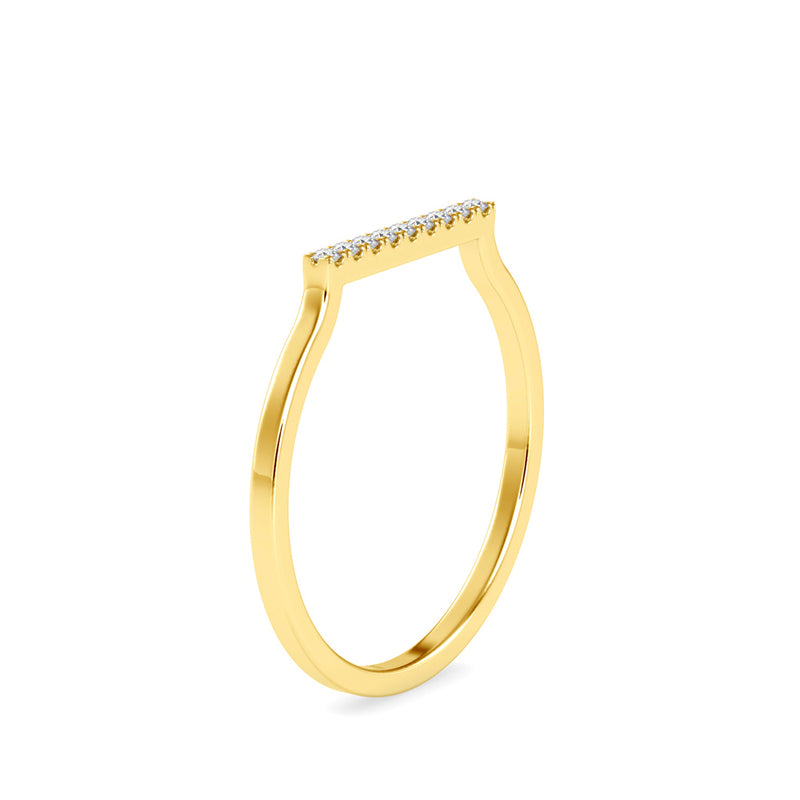 Delicate Ceocia Diamond Ring Yellow gold