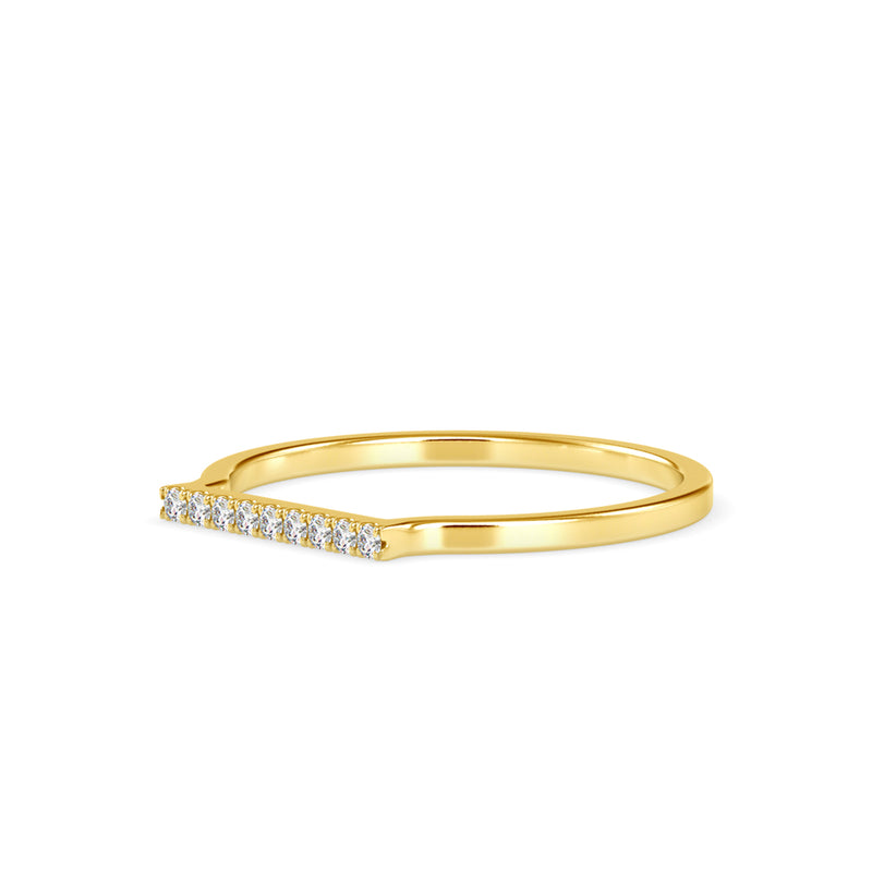 Delicate Ceocia Diamond Ring Yellow gold