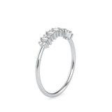 Baguette Lenore Diamond Stone Ring Platinum