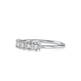 Baguette Lenore Diamond Stone Ring Platinum