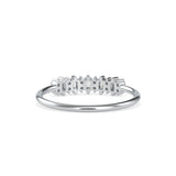 Baguette Lenore Diamond Stone Ring White gold