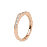 Martina Round Diamond Ring Rose gold