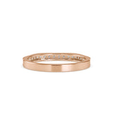 Martina Round Diamond Ring Rose gold