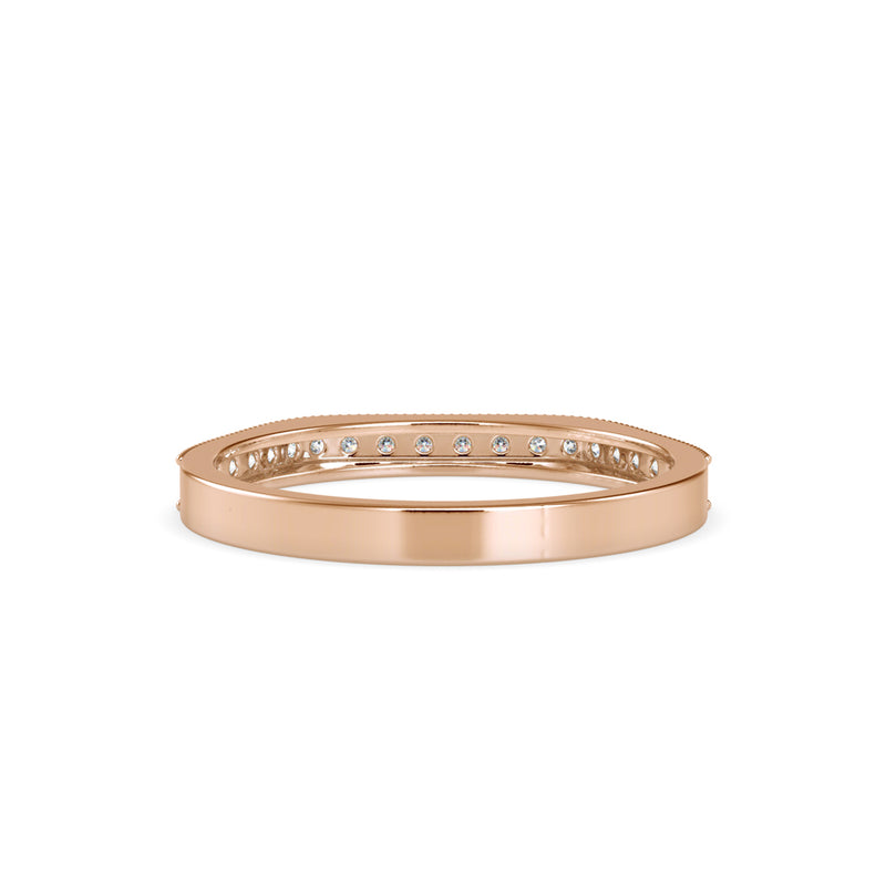 Martina Round Diamond Ring Rose gold