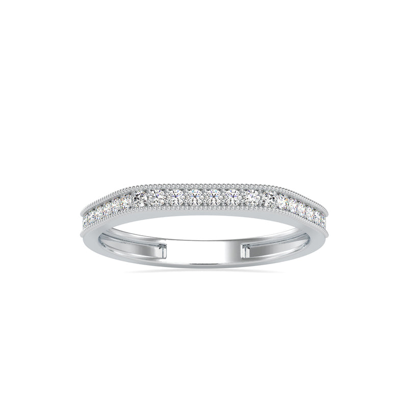 Martina Round Diamond Ring Platinum