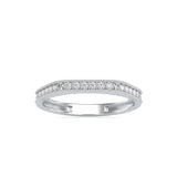 Martina Round Diamond Ring White gold