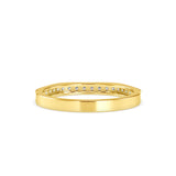 Martina Round Diamond Ring Yellow gold