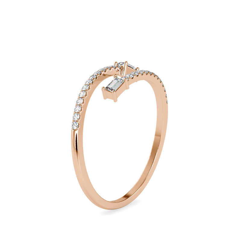 Erin Stone Diamond Ring Rose gold