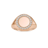 Beatrice Diamond Stone Ring Rose gold