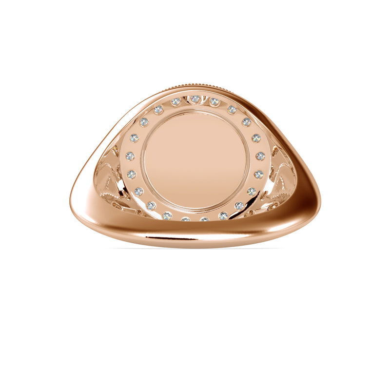 Beatrice Diamond Stone Ring Rose gold