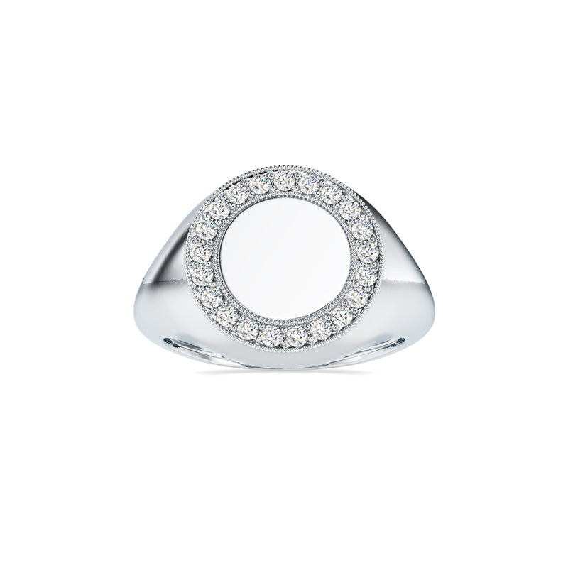 Beatrice Diamond Stone Ring Platinum