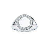 Beatrice Diamond Stone Ring White gold