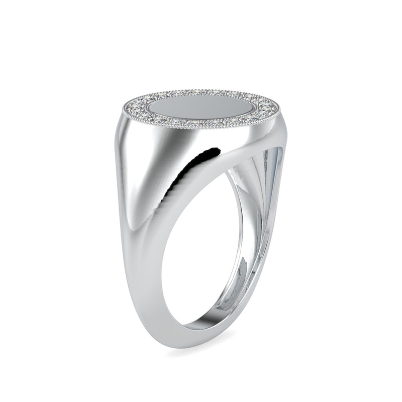 Beatrice Diamond Stone Ring White gold